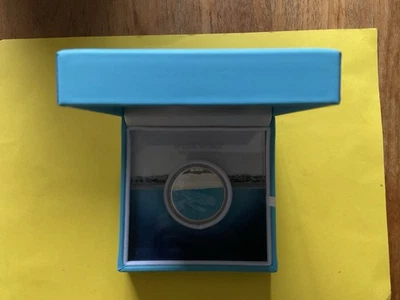 2018 New Zealand 1 OZ Silver Proof Sperm Whale With COA and Box#/1500 - Image 1 of 4