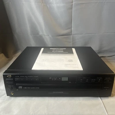 JVC 5 Disc CD player  Changer XL-F108 With Instruction Manual, Works, No Remote - Image 1 of 4