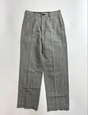 Calça xadrez glen mistura linho Comme des Garcons M 70cm cintura usada - Imagem 1 de 4