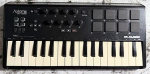 USB MIDI Keyboard M-Audio Axiom AIR Mini 32 w/ Drumpads - Mac PC iOS Android DAW - Picture 1 of 7
