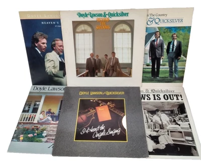 6 - Doyle Lawson & Quicksilver - The News.. / I'll Wander.. / Hymn Time.. LP's - Image 1 of 4
