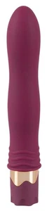 ORION Vibrator - leiser Stimulator mit Reizrillen für Frauen (rot) - Bild 1 von 7