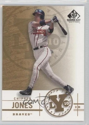 2001 SP Game Bat Edition Lumber Yard Chipper Jones #Y2 HOF - Image 1 of 3