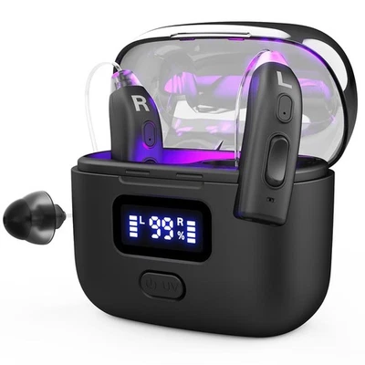 Aparatos Auditivos Para Sordos Audifonos Ancianos Oidos Amplificador Recargable Foto 1 de 4