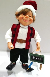 Karen Didion Weihnachtselfe Puppe - Lehrerin - Bild 1 von 4