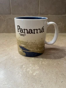 Starbucks Kaffeetasse Teebecher Panamakanal Sammler Blau Global - Bild 1 von 4