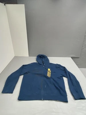 Undefeated Hoodie Mens Medium Blue Full Zip Anniversary Graphic 2017 Sweatshirt - Image 1 of 4