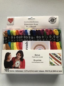 Loops & Threads Stickgarn - Vorteilspackung, 105 Knäuel, NEU - Bild 1 von 3