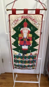 Vintage Nutcracker Pockets of Learning  Advent Calendar Fabric - Picture 1 of 7