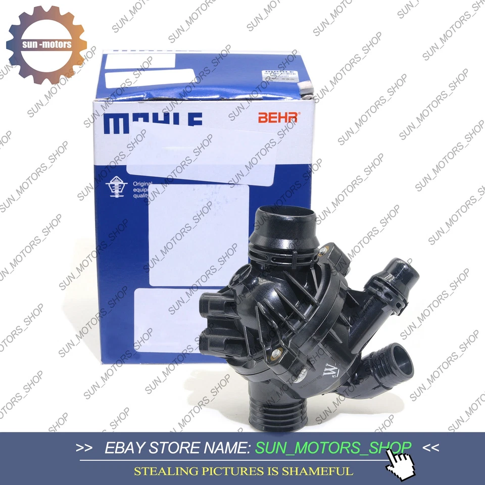 OEM MAHLE Engine Coolant Thermostat for BMW 135i 335i 335xi N55 3.0L 11537601158 - Imagem 1 de 4
