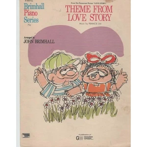 Thema aus Love Story Klavier Noten John Brimhall Serie Vintage - Bild 1 von 1