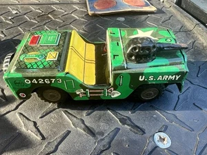 Vintage Marx Toys US Army Jeep - Picture 1 of 10