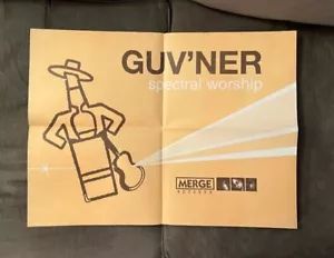 Guv’ner Spectral Workshop Promo Poster 1998 Merge Records RARE - Picture 1 of 1