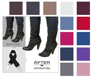 Boot Straps Elastic EXTRA STRONG METAL CLIP Comfortable Easy to Use Keeping Pant - Picture 1 of 18