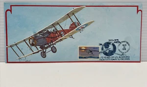 75 Years of US Aviation from Kitty Hawk to the Stars Mail Cover Anaheim CA 1978 - Picture 1 of 2