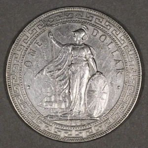 1930 Great Britain Silver Trade Dollar London Mint - Picture 1 of 3