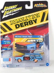 Johnny Lightning Demolition Derby 1965 Chevy Chevelle Wagon Street Freaks - Bild 1 von 1