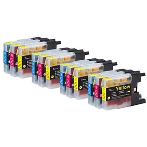 12 C/M/Y Ink Cartridges for use with Brother DCP-J925DW, MFC-J6510DW, MFC-J825DW - Picture 1 of 4