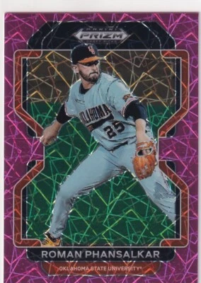 2022 PRIZMS PINK VELOCITY RC ROMAN PHANSALKAR LOS ANGELES ANGELS PRIZM #-223 - Image 1 of 2