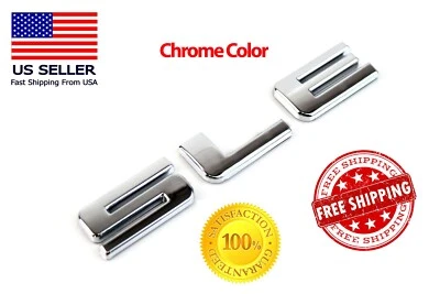 1x SLE Puerta Trasera Puerta Letra Emblema SUV HD Insignia GMC CHEVROLET 3D Cromo Brillante Foto 1 de 4