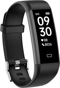 Fitness Tracker Watch with Heart Rate Monitor Step Counter Activity Tracker - Picture 1 of 8