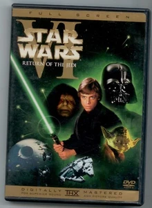STAR WARS VI RETURN OF THE JEDI FULLSCREEN DVD episode six 6 full screen - Picture 1 of 2