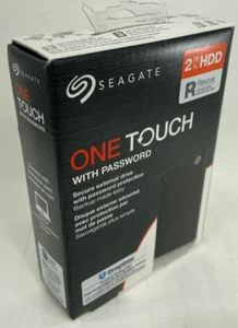 Seagate - STKY2000400 - 2 TB One Touch Portable Hard Drive 2.5" External - Black - Picture 1 of 6