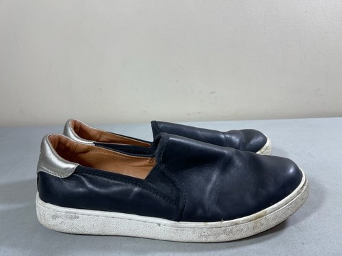 MOCASSINI SLIP ON DONNA UGG 1019108 NERI IN PELLE TAGLIA 9 5