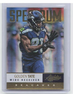2012 Panini Absolute #87 Golden Tate Spectrum Black #/25 - Image 1 of 2