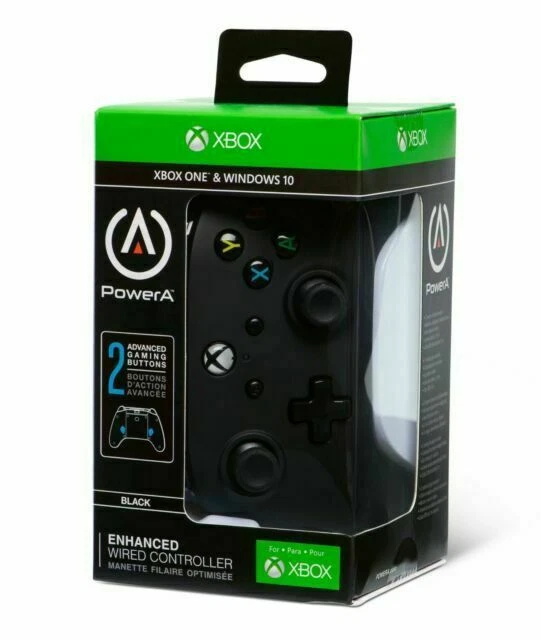 PowerA Enhanced Wired Controller for Xbox One and Windows 10 - Black