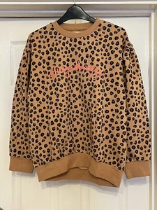 BNWT Next Leopard Print Sweatshirt Age 16 - Picture 1 of 1