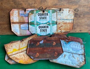 Mix Lot 7 Vintage Sap Bucket COVERS LIDS Interesting ~ Maple Syrup ~ NEED MORE? - Picture 1 of 1