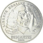 [#221057] Munten, Frankrijk, Descartes, 100 Francs, 1991, UNC-, Zilver, KM:996