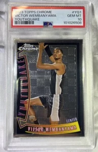 2023 Topps Chrome Youthquake Victor Wembanyama RC Rookie PSA 10 POP 81 - Bild 1 von 3