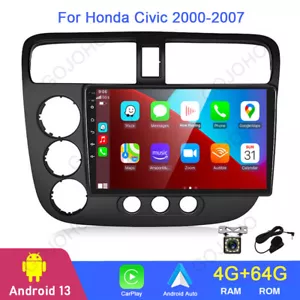 For Honda Civic 2000-2005 Android 13 Car Stereo Carplay Radio GPS Player 4+64GB - Foto 1 di 21