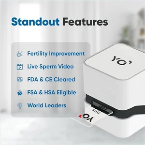 Kit de fertilidad en casa para prueba de esperma YO Home para hombres | Revisar esperma móvil - Imagen 1 de 9