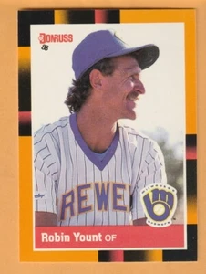 Robin Yount Milwaukee Brewers 1988 Donruss Baseball's Best #183 HOF 12O - Bild 1 von 2