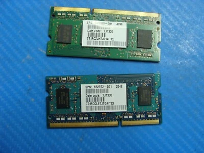 HP m6-1205dx Samsung 6Gb 1Rx8 (2Gb+4Gb) SO-DIMM Memory RAM m471b5173cb0-yk0 - Image 1 of 2