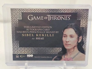 2017 Rittenhouse Game of Thrones Authentic Autograph Sibel Kekilli as Shae - Picture 1 of 2