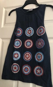 Captain America Damen-Tanktop Größe Large neu mit Etikett B2 - Bild 1 von 2