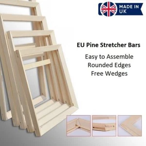 Canvas Stretcher Bars Premium Frames Painting Art 18mm X 40mm EU Pine Wood UK - Picture 1 of 5