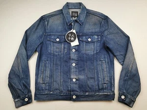SUPERDRY Herren Größe S Dry Japanese Denim Trucker Jacke (Neu mit Etikett) Limited Edition - Bild 1 von 17