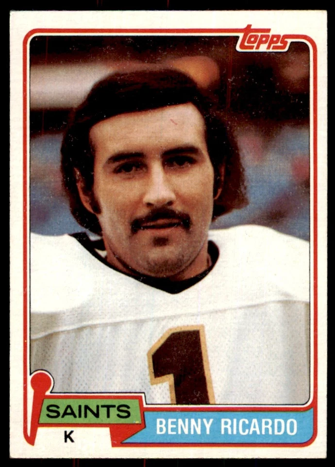 1981 TOPPS* BENNY RICARDO NEW ORLEANS SAINTS #306 - Image 1 of 2