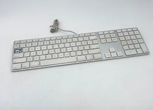 PARTS - Genuine Apple IMAC Keyboard A1243 Wired USB keyboard with Keypad MISSING - Picture 1 of 10