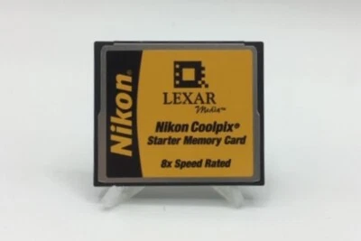 Vintage Nikon by Lexar 16MB Compact Flash Card - 8x Speed Rated (2221-016) - Image 1 of 2