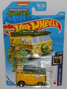 Hot Wheels Teenage Mutant Ninja Turtles Party Wagon GRX96 TMNT Screen Time 2020 - Picture 1 of 3
