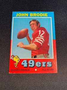 1971 TOPPS FOOTBALL #100 JOHN BRODIE!! $1 SHIPPING!! - Picture 1 of 2
