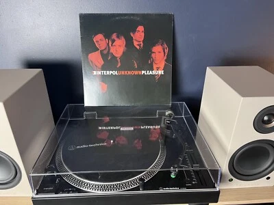 Interpol Unknown Pleasure Ian Curtis White Marble Vinyl LP Record Ex/Ex - Image 1 of 4