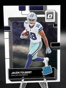 2022 Panini Donruss Claramente Jalen Tolbert Novato Clasificación #231 Dallas Cowboys RC - Imagen 1 de 2