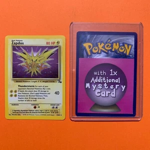 Zapdos Holo Rare 15/62 Fossil Pokemon Card LP Original Rare WOTC 15/62 - Picture 1 of 9